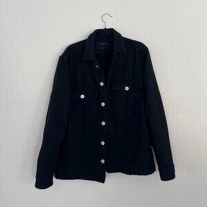 All Saints wool overshirt jacket